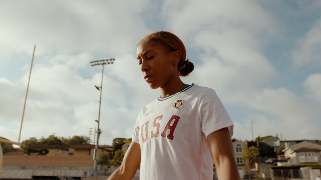 Athlete in Team USA jersey